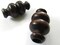 51mm Dark Brown Decorative Tube Beads Vintage Wooden Macrame Beads bN1